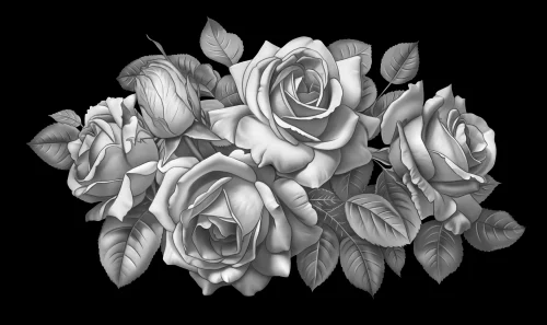 Цветочная композиция 032 (розы)